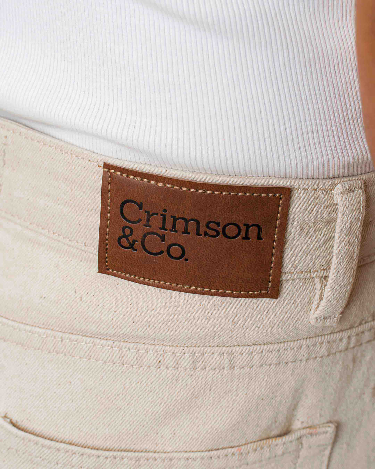 Natural Raw 12-Ounce Ecru Heavy Denim Jeans