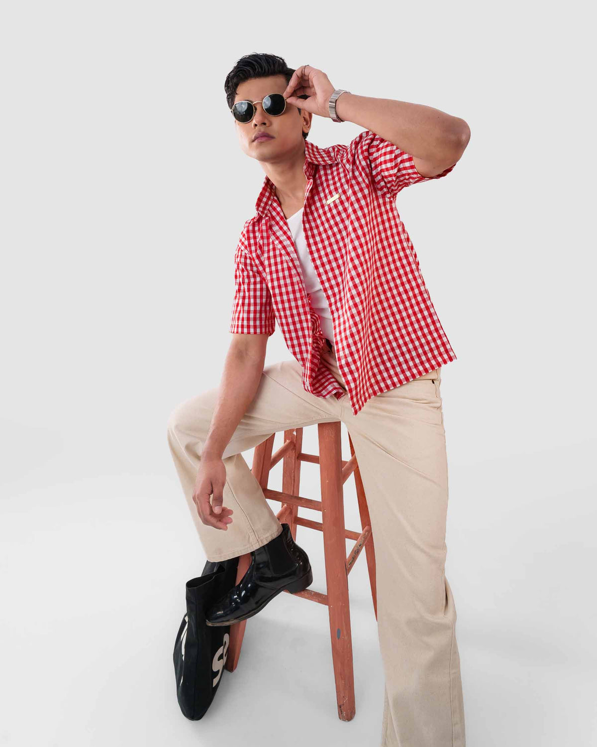 The Ascot Check Boxy Shirt