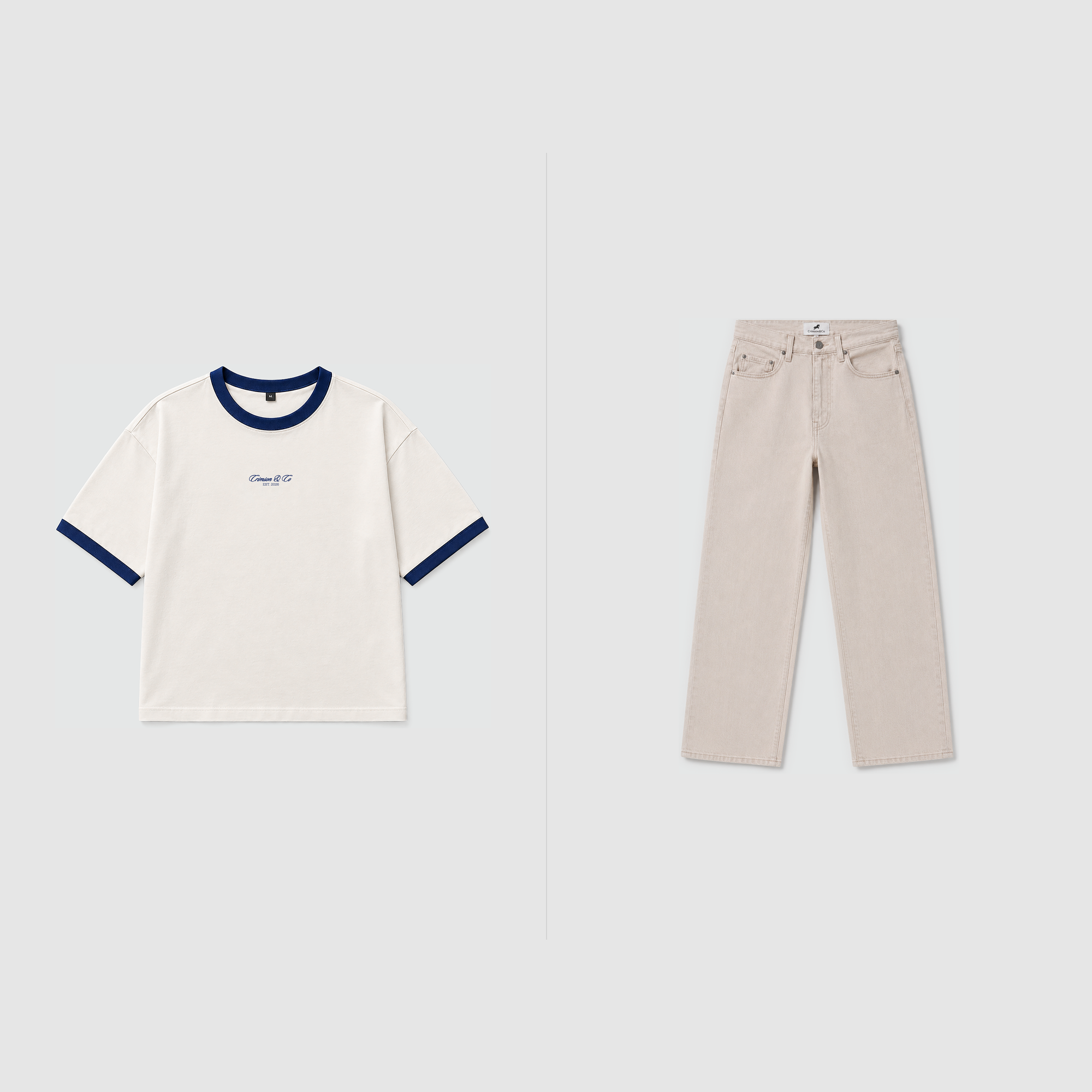 The Everyday Set — Ringer Tee + Jeans (10% Off)