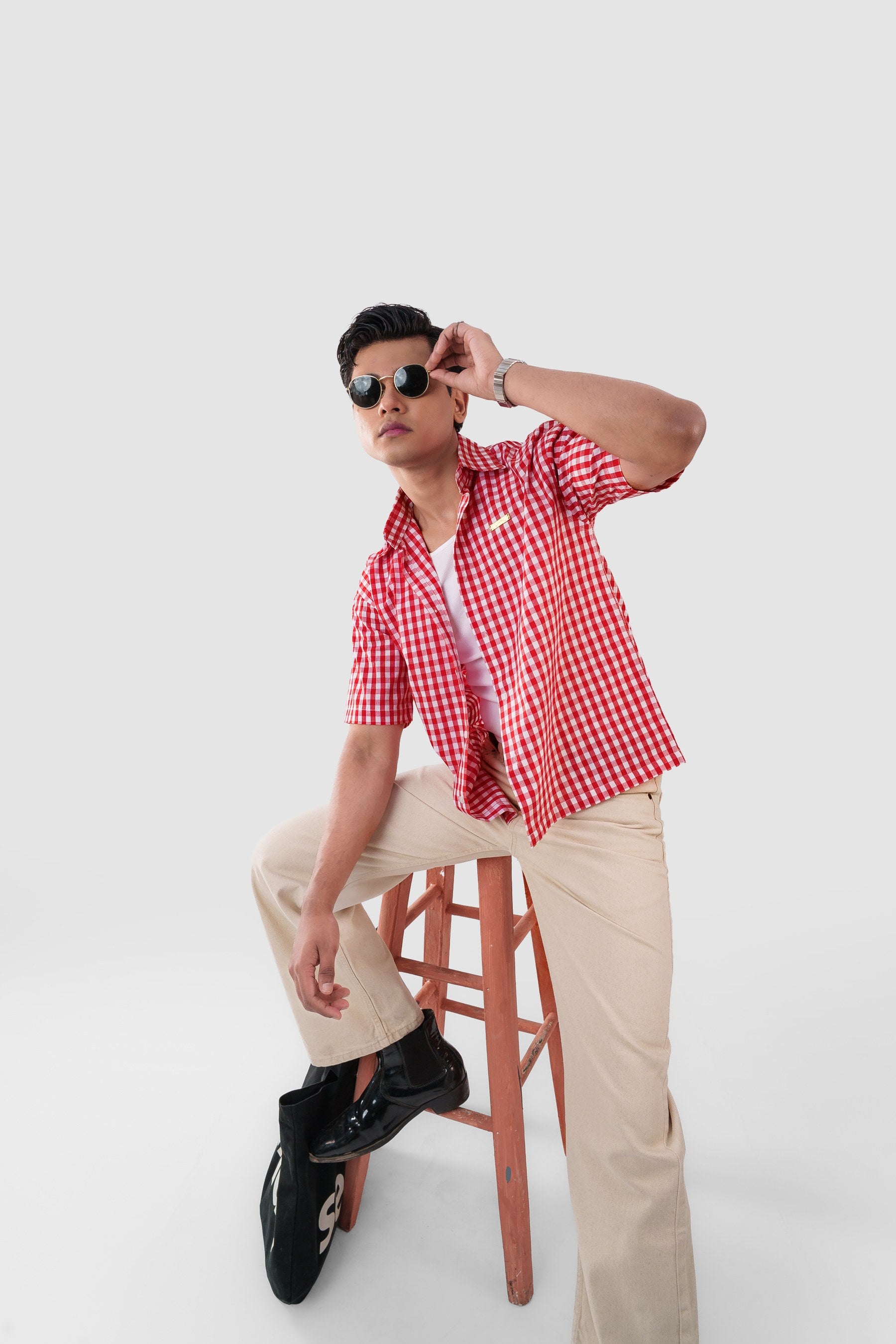 The Ascot Check Boxy Shirt
