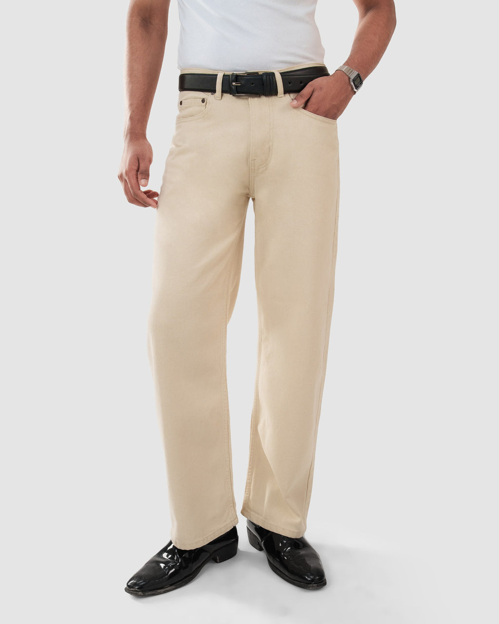 Natural Raw Selvage Denim Jeans