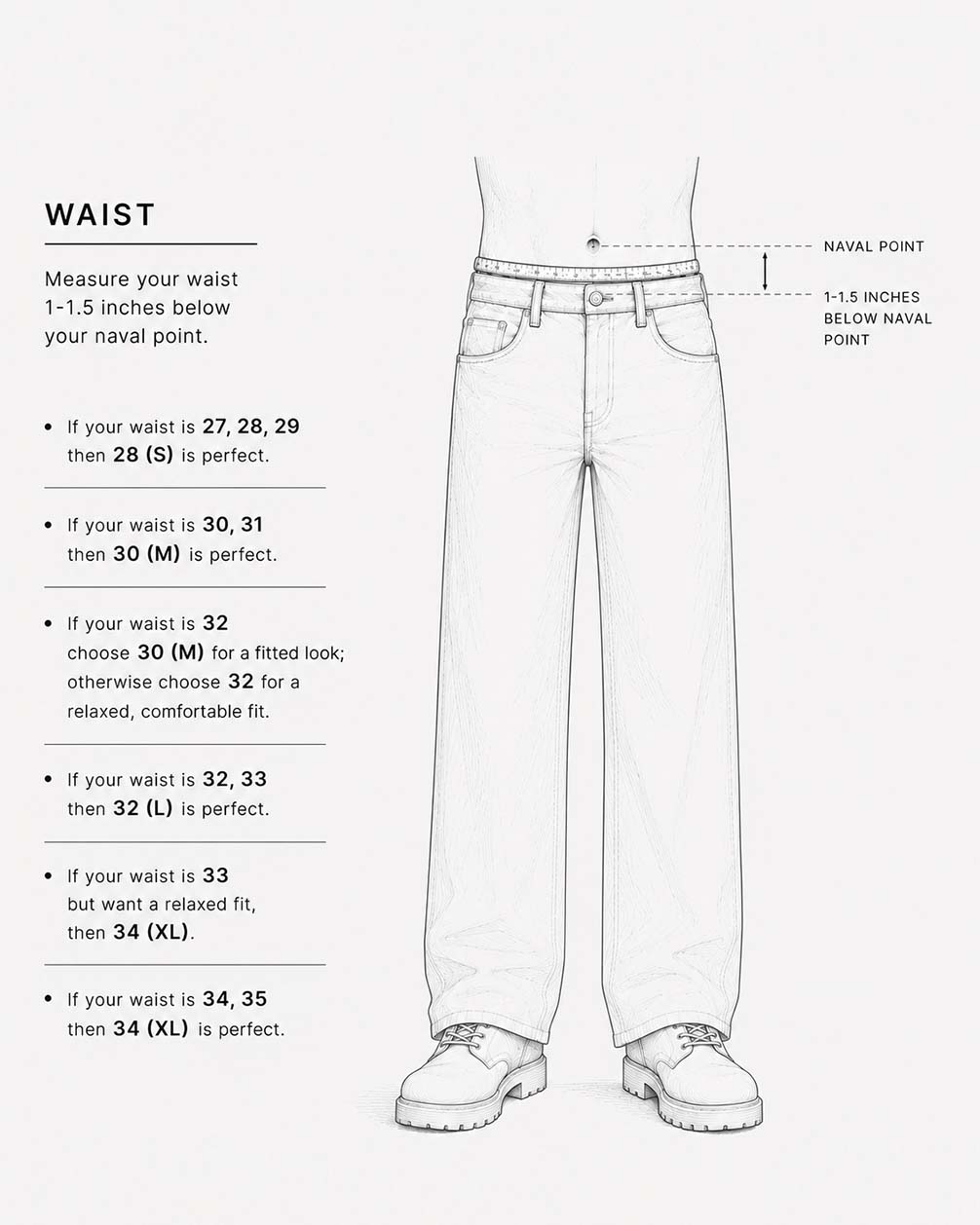 Natural Raw Ecru Denim Jeans